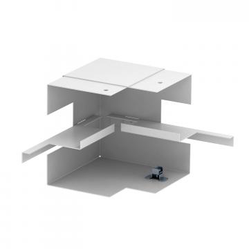 Angle intérieur, symétrique, pour goulotte d'appareillage Rapid 80, type GS-S90130