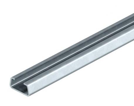 Rail profilé CL2512, ouverture de 11 mm, non perforé 2000 | 25 | 12 | 1,5 | Acier | galvanisé à chaud par trempage