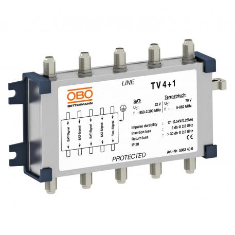 Parasurtenseur coaxiale pour câbles SAT et câbles Multiswitches