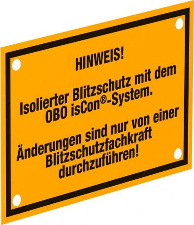 Plaque signalétique IsCon® 150 | 100