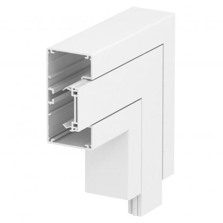 Angle plat, pour goulotte d'appareillage Rapid 45-2, type GA-53100 100 | 53 | blanc pur; RAL 9010