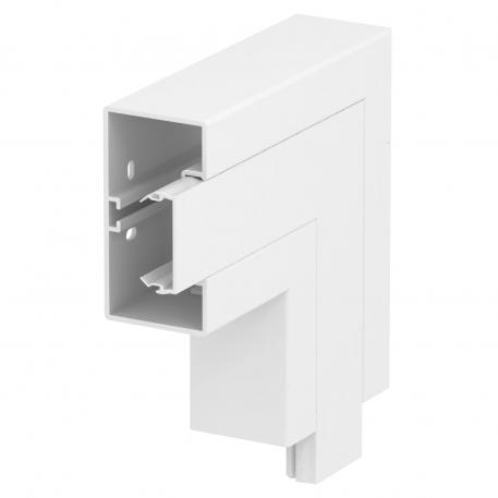 Angle plat, pour goulotte d'appareillage Rapid 45-2, type GK-53100 100 | 53 | blanc pur; RAL 9010