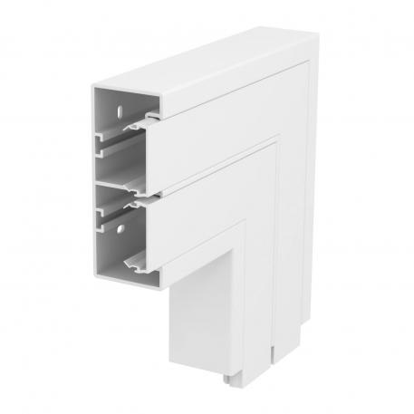 Angle plat, pour goulotte d'appareillage Rapid 45-2, type GK-53130 130 | 53 | blanc pur; RAL 9010