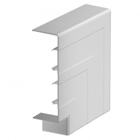 Angle plat, pour goulotte d'appareillage Rapid 45-2, type GK-53165 172 | 55,5 | blanc pur; RAL 9010