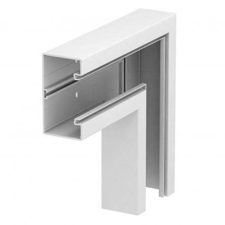 Angle plat, pour goulotte d'appareillage Rapid 80, type GKH-70130 130 | 70 | blanc pur; RAL 9010