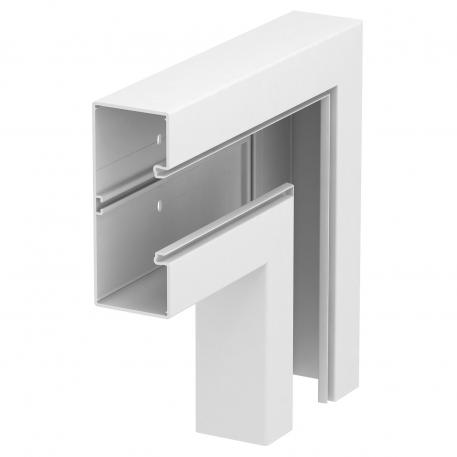 Angle plat, pour goulotte d'appareillage Rapid 80, type GKH-70170 170 | 70 | blanc pur; RAL 9010