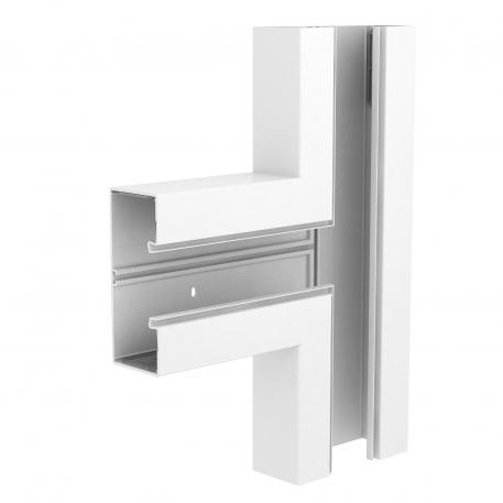 Pièce en T, pour goulotte d'appareillage Rapid 80 type GKH-70170 460 | blanc pur; RAL 9010