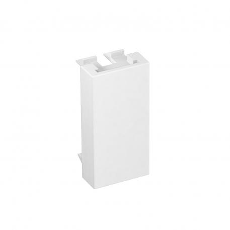 Obturateur, 1/2 module, blanc pur 