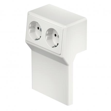 Réservoir d'appareillage Rauduo GT40105 double blanc pur; RAL 9010