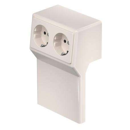 Réservoir d'appareillage Rauduo GT40105 double blanc crème ; RAL 9001