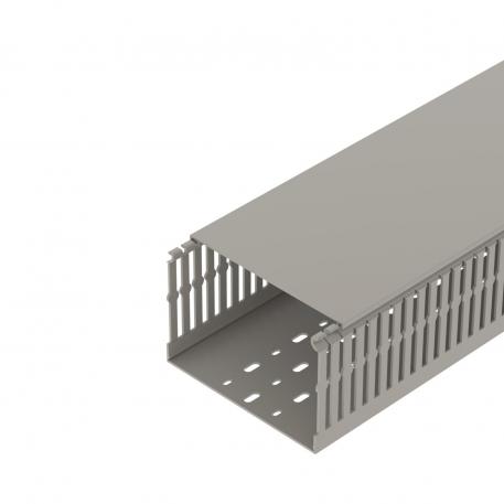 Wiring ducts, type CABLIX 100150 S 2000 | 150 | 100 | Perforation au fond | gris pierre; RAL 7030