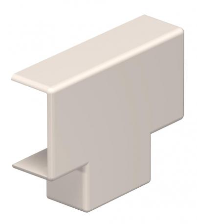 Couvercle de pièce en T, pour goulotte de type WDK 10020 45 | 34 | 20 | blanc crème ; RAL 9001