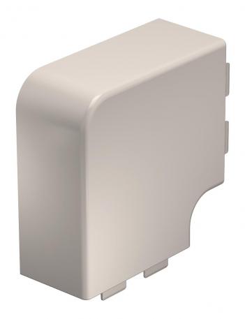 Angle plat pour goulotte de type WDK 60110  | 110 | blanc crème ; RAL 9001