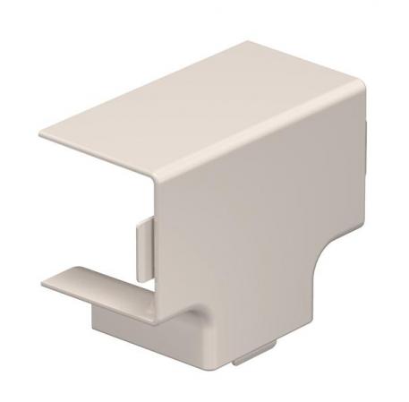 Couvercle de pièce en T et en croix, pour goulotte de type WDK 40040 83 | 43 | 40 | blanc crème ; RAL 9001