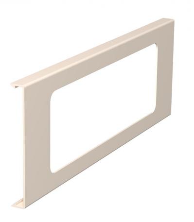 Couvercle pour boîtier d'appareillage triple pour goulottes WDK, hauteur de goulotte 110 mm 300 | blanc crème ; RAL 9001