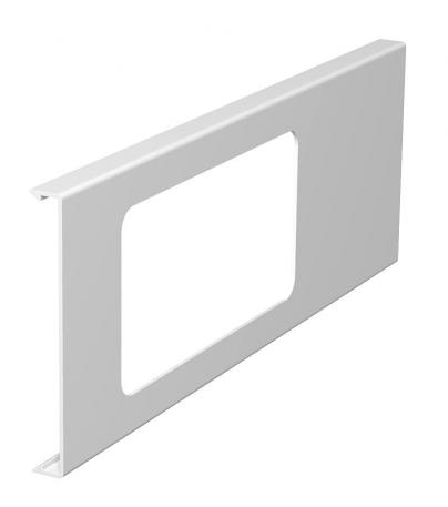 Couvercle pour boîtier d'appareillage double pour goulottes WDK, hauteur de goulotte 110 mm 300 | blanc pur; RAL 9010