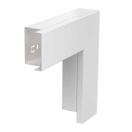 Angle plat pour goulotte de distribution type LKM 40060 44 | 140 |  | blanc pur; RAL 9010