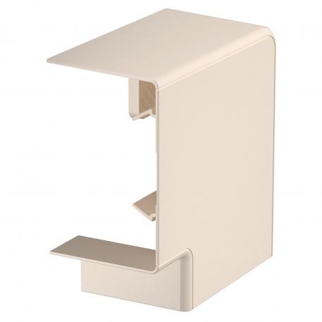 Cache angle plat, pour goulotte d'appareillage Rapid 80, type GK-70110 118 | 73 | blanc crème ; RAL 9001