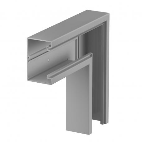 Angle plat, pour goulotte d'appareillage Rapid 80, type GK-70110 110 | 70 | gris pierre; RAL 7030