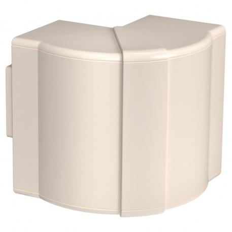 Cache angle extérieur, pour goulotte d'appareillage Rapid 80, type GK-70130 blanc crème ; RAL 9001