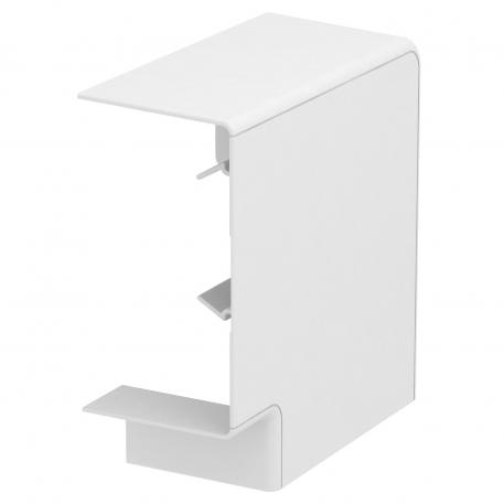 Cache angle plat, pour goulotte d'appareillage Rapid 80, type GK-70130 138 | 73 | blanc pur; RAL 9010