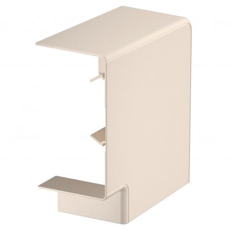 Cache angle plat, pour goulotte d'appareillage Rapid 80, type GK-70130 138 | 73 | blanc crème ; RAL 9001