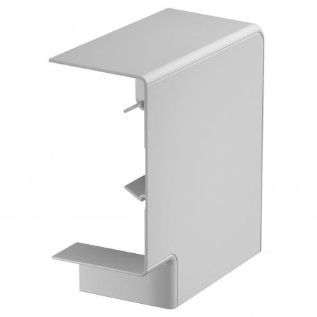 Cache angle plat, pour goulotte d'appareillage Rapid 80, type GK-70130 138 | 73 | gris clair; RAL 7035