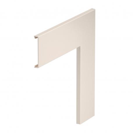 Couvercle pour angle plat en matière plastique, lisse 76,5