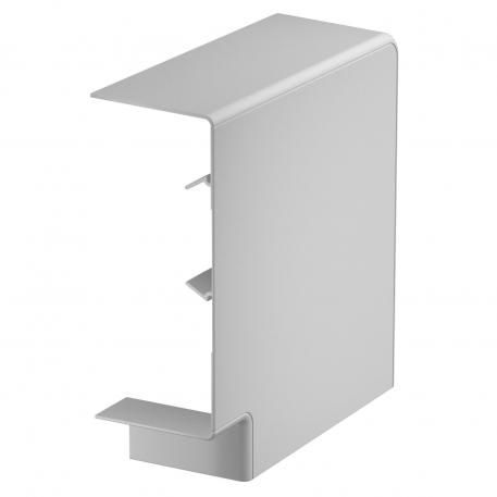 Cache angle plat, pour goulotte d'appareillage Rapid 80, type GK-70170 178 | 73 | gris clair; RAL 7035