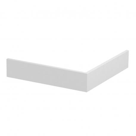 Couvercle pour angle extérieur en matière plastique, lisse 76,5 | blanc pur; RAL 9010