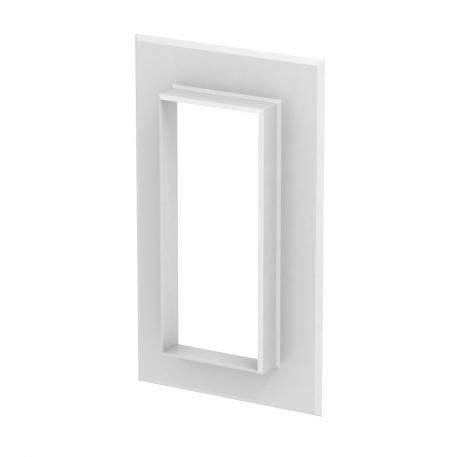 Obturateur mural fermé en PVC 70170 238 | 138 | blanc pur; RAL 9010