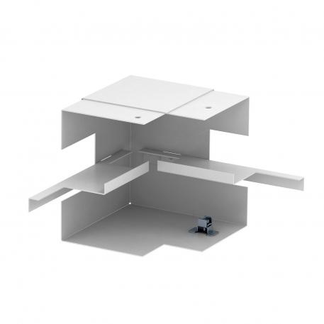 Angle intérieur, symétrique, pour goulotte d'appareillage Rapid 80, type GS-S90130 blanc pur; RAL 9010