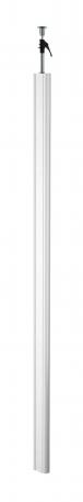 Colonne de distribution, type ISSOG70140 3000 | serrer | Aluminium | blanc pur; RAL 9010 | 