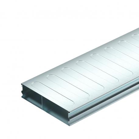 Goulotte d'installation sous plancher, 2 compartiments, hauteur de goulotte de 48 mm