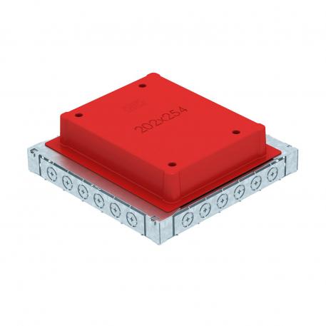 Boîte de sol sous plancher UDS6 pour tuyau d'installation et goulotte en métal