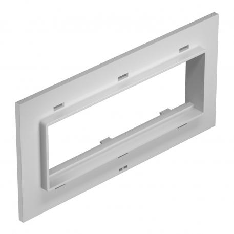 Plaque de support d'appareillages Telitank T4L/T8NL, ouverture de montage pour Module 45® gris clair; RAL 7035