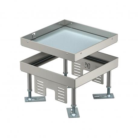 Cassette réglable en hauteur pour trappe d'inspection, RKN, acier inoxydable